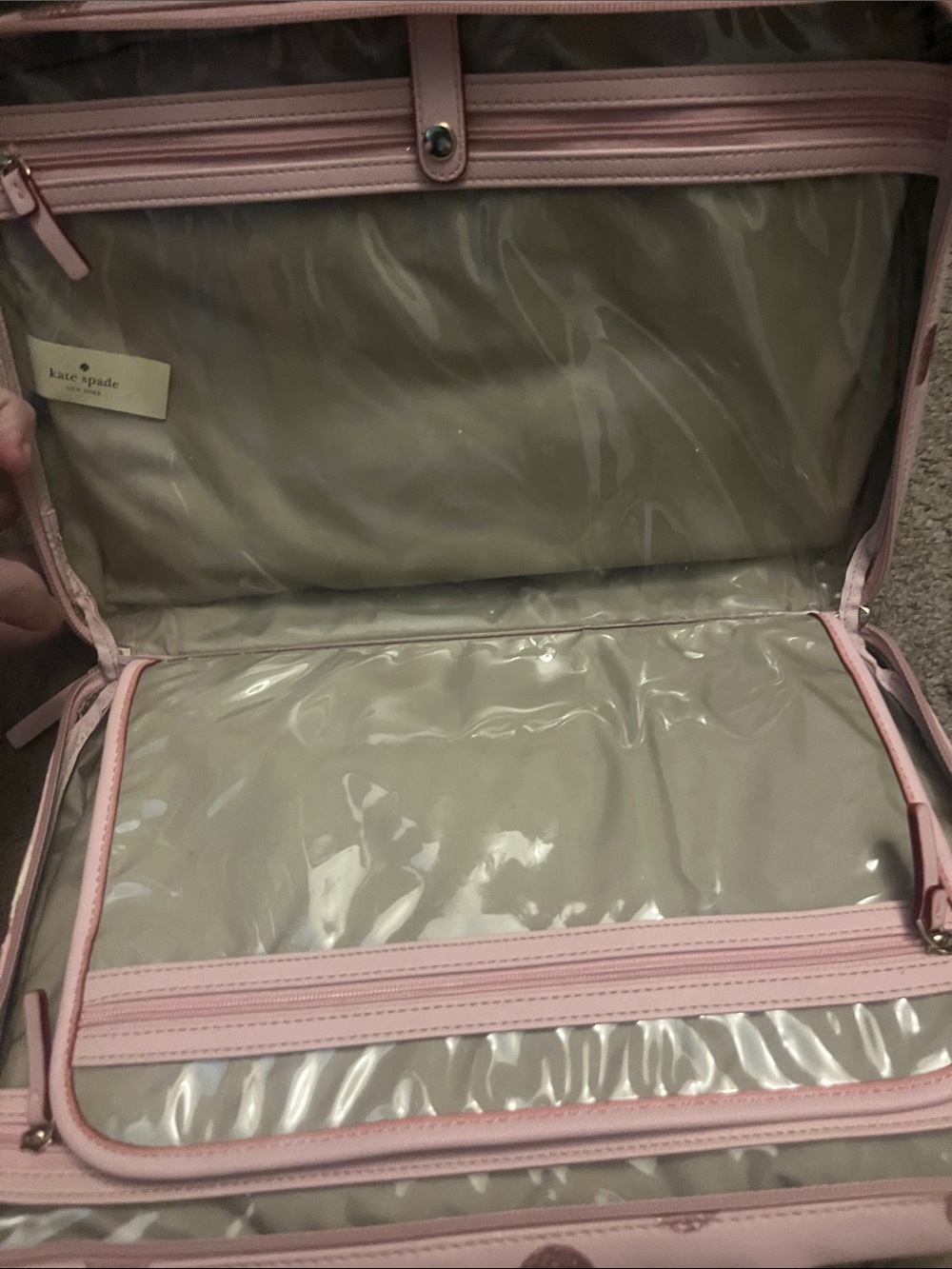 kate spade New York Pink Polka Dot Tote - Picture 5 of 7